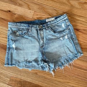 [BLANKNYC] Hiker Shorts, High-waisted Light Wash Jean Shorts - SIZE 30